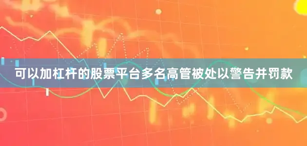 可以加杠杆的股票平台多名高管被处以警告并罚款
