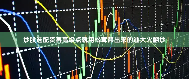 炒股选配资再高级点就用松茸熬出来的油大火翻炒